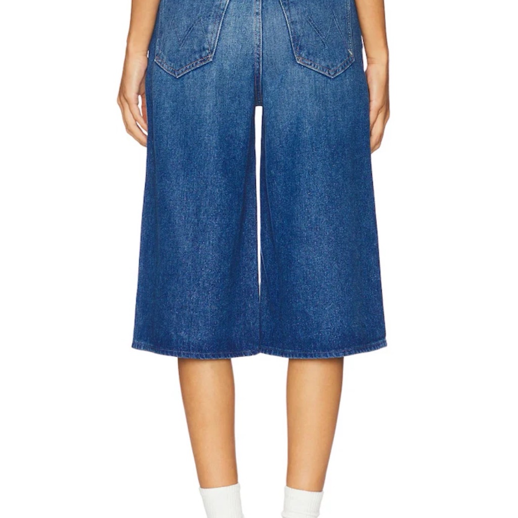 Mother The Whole Lot Zip Culotte